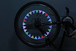 Підсвітка на колесо велосипеда — 7 світлодіодів