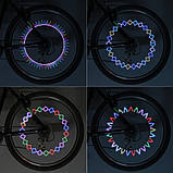 Підсвітка на колесо велосипеда — 7 світлодіодів, фото 5