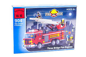 Конструктор "Пожежна машина з командою" Brick - 904, 364 деталі, фото 2