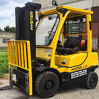 Вилочний навантажувач б/у HYSTER H2.5FT, 2006 року, Газ, 2.5 тонни, вагонник, висота підйому 5 метрів