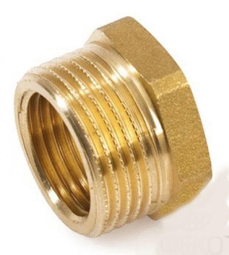 Заглушка різь зовнішня 1/2' латунь