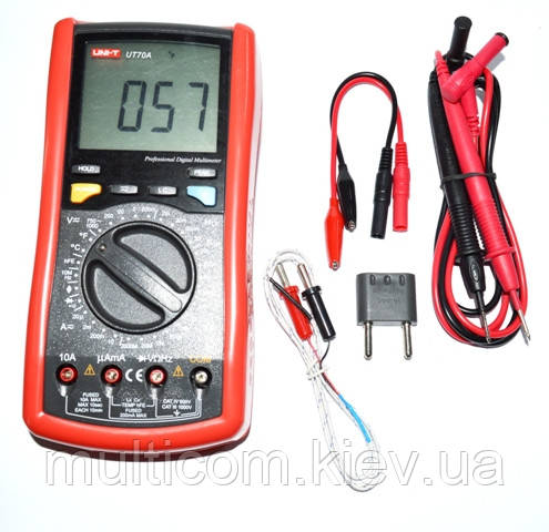 17-01-032. Цифровий мультиметр багатофункціональний UNI-T UT-70А, фото 1
