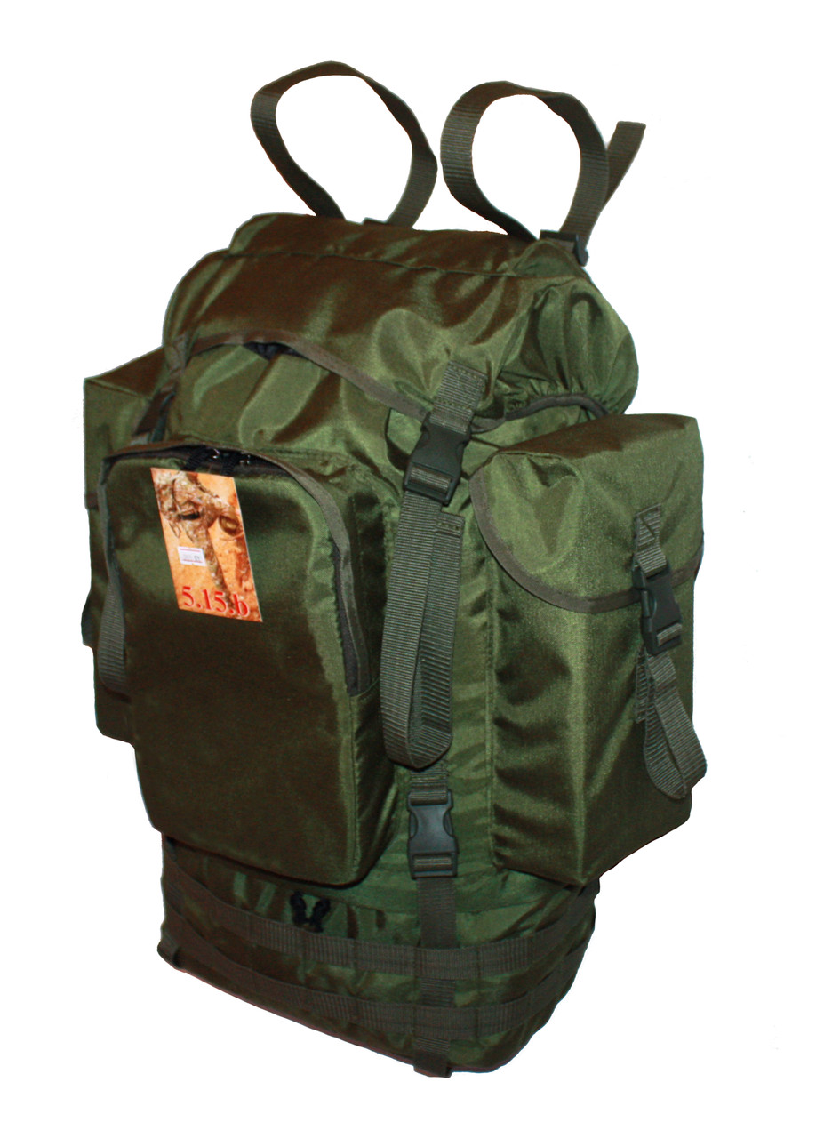 Туристичний армійський суперміцкий рюкзак 65 літрів Олива.