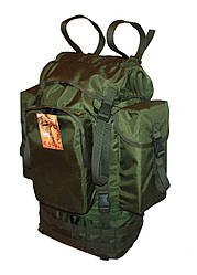Туристичний армійський міцний рюкзак 65 літрів Олива. Спорт, риболовля, туризм, полювання, армія.