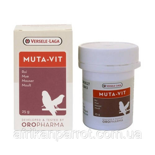 Oropharma Muta-Vit ОРОФАРМА МУТА-ВІТ харчова добавка, вітаміни для оперення птахів 25g