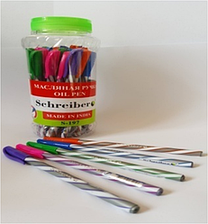 Ручка кулькова з чорнилом на масляній основі "SCHREIBER"