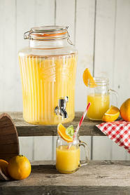 Лимонадниця в оренду на 5 л. Диспенсер для напоїв 5 л Kilner Vintage Drinking