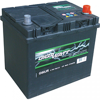 Акумулятор GigaWatt 60 А (Asia) Гігават 60 Ампер (Азим) GW 0185756012