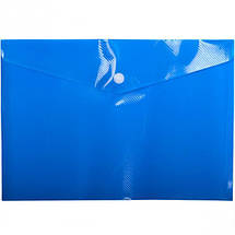 Папка-конверт А5 на кнопці, щільна, 17 мкм, кольорова, фото 2