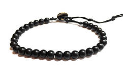Чоловічий браслет із шунгіту