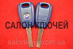 Ключ Fiat doblo, punto, корпус 1 кнопка лезо SIP22 Синій