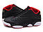Чоловічі баскетбольні кросівки Air Jordan Retro 13 Low Black Red White, фото 3
