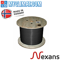 Кабель нагревательный одножильный отрезной Nexans TXLP 0.02 Ohm/m Black