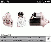 Стартер CS1181 на Ford Galaxy, VW Sharan, Golf, Bora, Skoda Octavia, Fabia, Audi, Seat