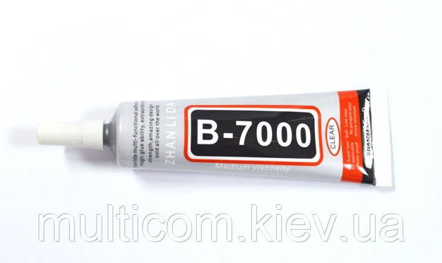 15-01-002. Клей герметик В7000, 25мл, прозорий