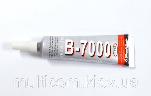 15-01-001. Клей герметик В7000, 15мл, прозорий