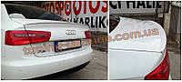 Спойлер-накладка під фарбування на Audi A6 2011-2014