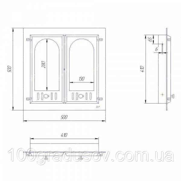 Каминная дверца SVT 401 - фото 5 - id-p552467211