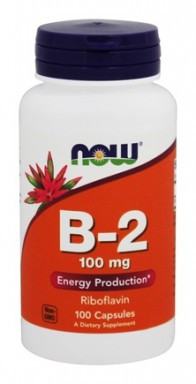 Вітамін Б-2 (Рибофлавін) / NOW - B-2 100mg (100 caps)