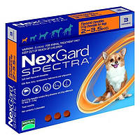 Нексгард Спектра от блох, клещей и гельминтов для собак 2 - 3.5 кг., 3 таб.