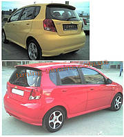 Спойлер під фарбування на Chevrolet Aveo 2007-2011 хетчбек