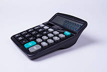 Калькулятор EATES DC-837, 12 розрядний, 2 типи живлення, калькулятори електронні 