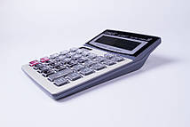 Калькулятор Joinus JS-1200VT, 12 розрядний, 2 типи живлення, прозорі кнопки, калькулятори електронні