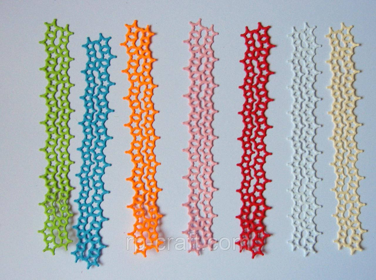 Вирубування з паперу та картону. Зірки, 20х133 мм, фото 1