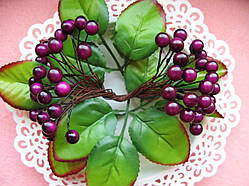 Ягоди гладкі ліловий d 8 мм