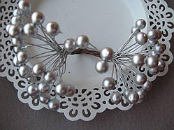 Ягоди гладкі срібні d 8 мм