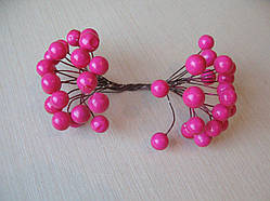 Ягоди гладкі 10 мм малинові