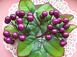 Ягоди гладкі 10 мм фіолетові