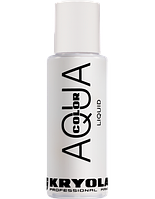 Белый жидкий аквагрим. Kryolan Aquacolor Liquid 150 мл