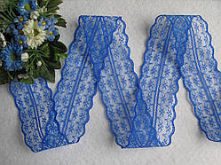 Мереживо у квіточку синє