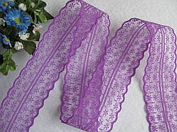 Мереживо у квіточку лілове