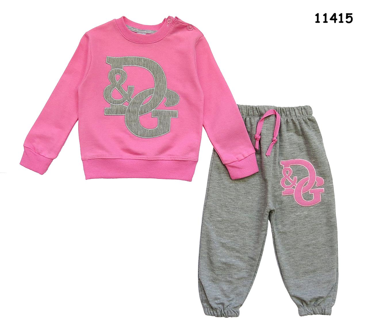 Спортивний костюм D&G для дівчинки. Маломірний. 1 рік