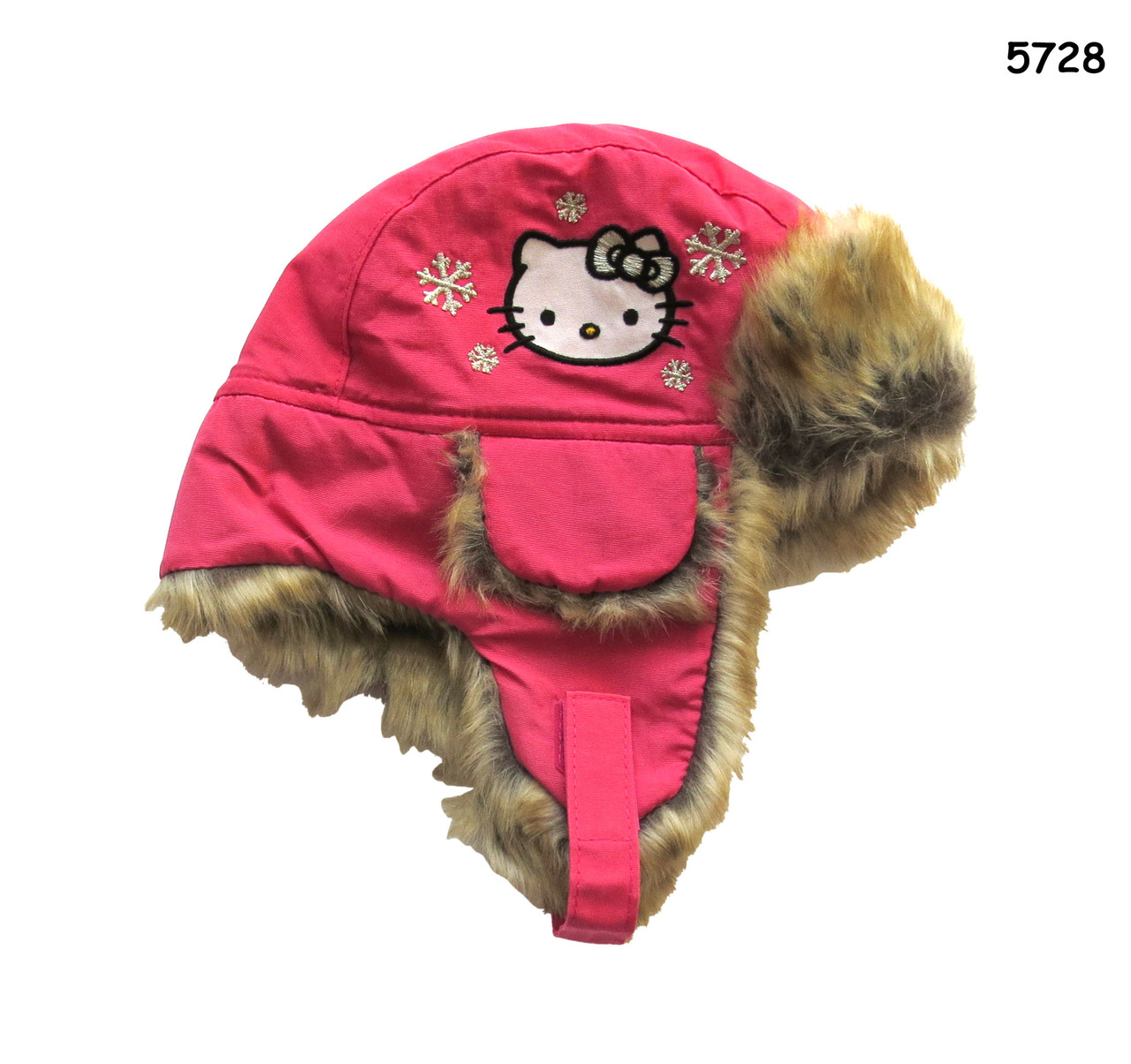 Зимова шапка Hello Kitty для дівчинки. 49 см - фото 2 - id-p22654715