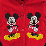 Теплий флісовий костюм Mickey Mouse для хлопчика. 90 см, фото 4