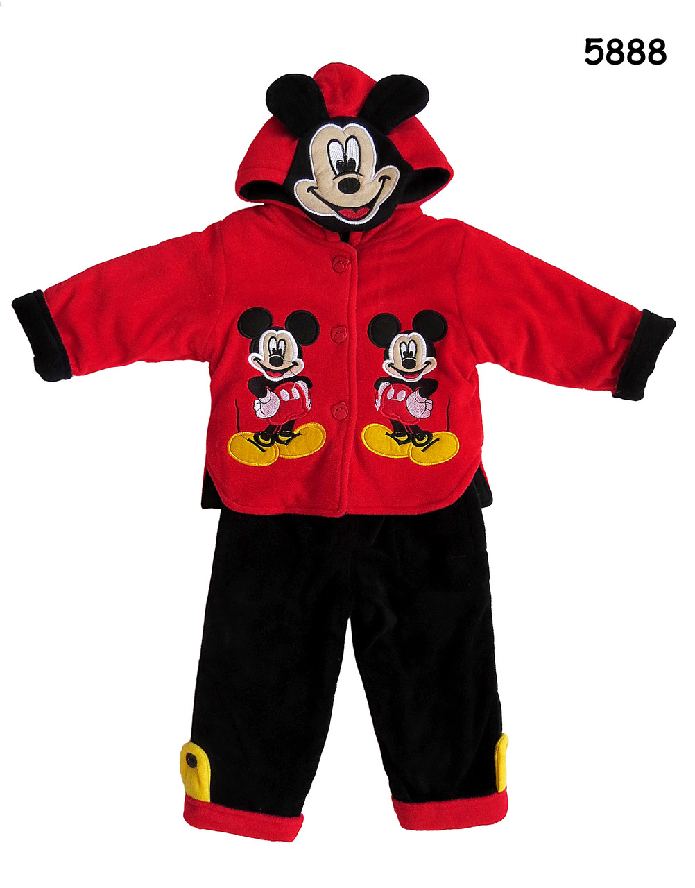 Теплий флісовий костюм Mickey Mouse для хлопчика. 90 см