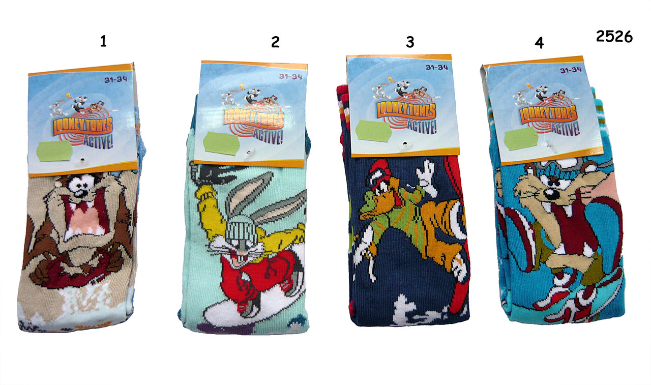 Дитячі шкарпетки Looney Tunes для хлопчика. р. 31-34