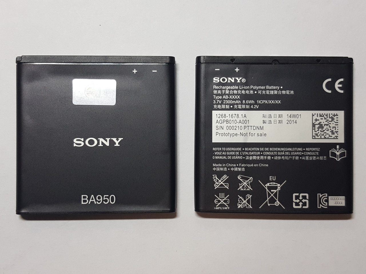 Акумулятор Sony-Ericsson Xperia ZR, BA950 original.