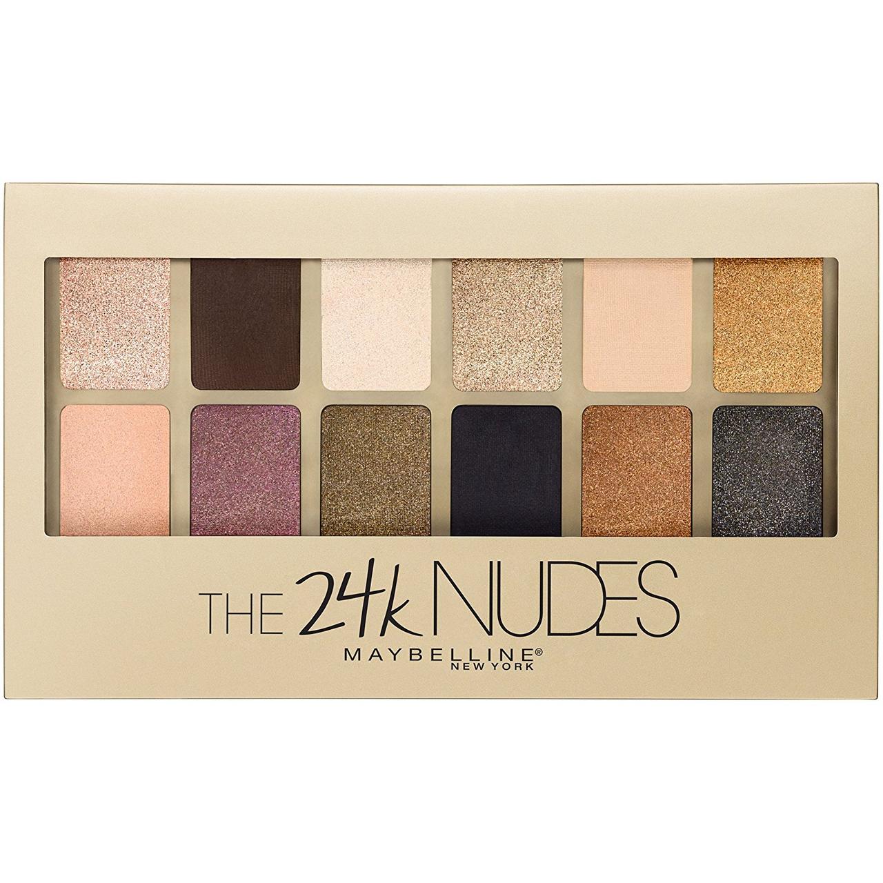 Палетка тіней Maybelline New York The 24K Nudes