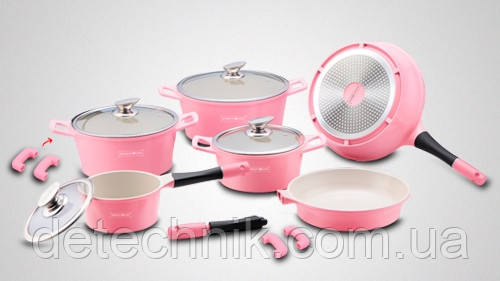 Набір каструль Royalty Line RL-ES1014C 16pcs