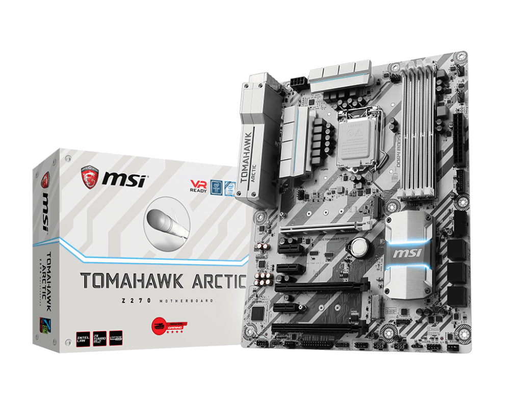 Материнська плата MSI Z270 Tomahawk Arctic Intel Z270, s1151, ATX