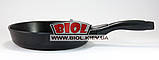 Сковорода алюмінієва 22 см (висота 5 см) з антипригарним покриттям БІОЛ "Класик" 2207P, фото 2