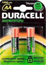 Акумулятор Duracell AA 1300mAh 2шт. блістер HR6 (81367175)