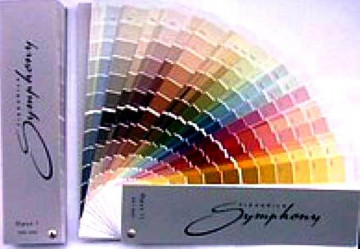 Послуга колеровки фарби на палітрі Symphony (всередині палітра для вибору кольору)