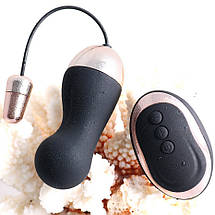 Вібро яйце кульки кегеля на пульті з USB зарядкою Jump Egg Original, фото 3