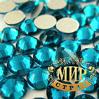 Стрази ДМС Blue Zircon ss3(1,4 мм), 100 шт.