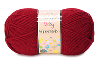 Nako BABY SUPER BEBE (Бейби cупер бебе) № 3641 красный ( Пряжа 100% акрил, нитки для вязания)